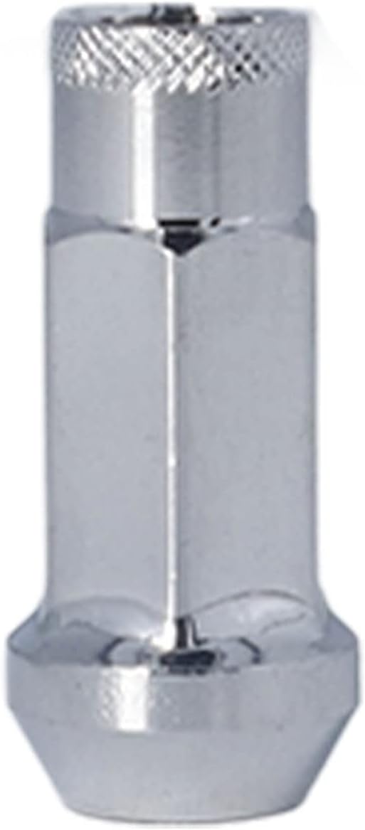 Fydun Radmuttern, Universal 20 STK M12x1,25 Metall Radmuttern Mit Schlüsselhülse(Silber), Silber