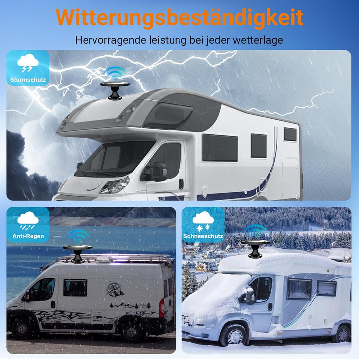 Aussenfernsehantenne,Wohnmobil-TV-Antenne, Aussenantenne 360° omnidirektionale, Kostenlose lokale Se
