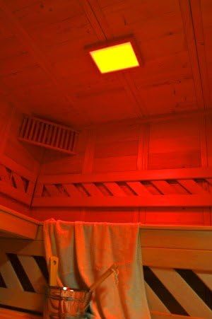 Sauna LED Farblicht mit 180 -LED Sauna Deckenfarblicht Chromotherapie licht| Saunafarblicht Deckenmo