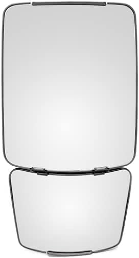 2x 2-Segment Aussenspiegel 435x223 mm und Spiegelhalter OE AL77483 und AL77484 ø17 mm für New Hollan