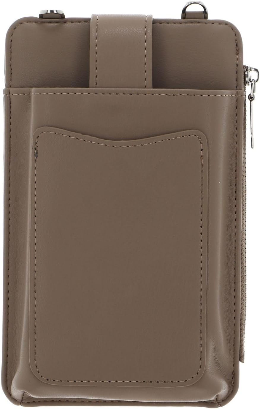 Seidenfelt Medja - Handytasche 18 cm powder taupe, powder taupe
