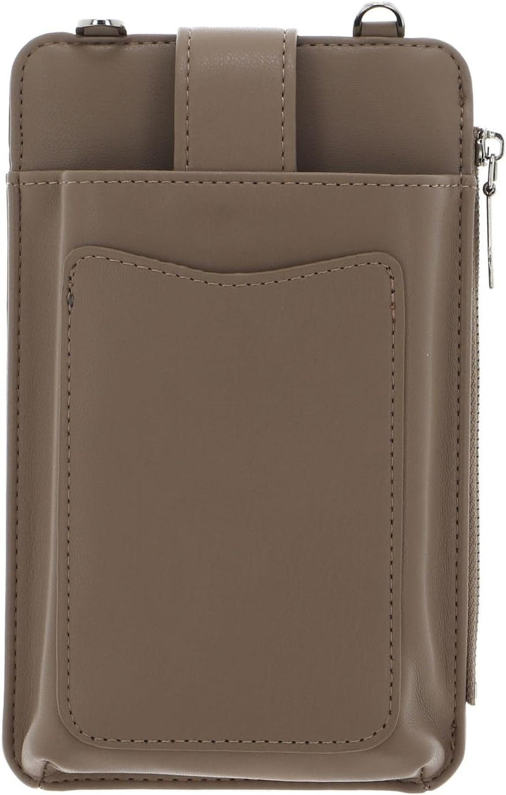Seidenfelt Medja - Handytasche 18 cm powder taupe, powder taupe