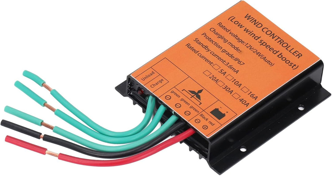 MPPT Windturbinen-Laderegler, 12 V/24 V, 40 A, Universeller Windturbinen-Generator-Controller, 300 W