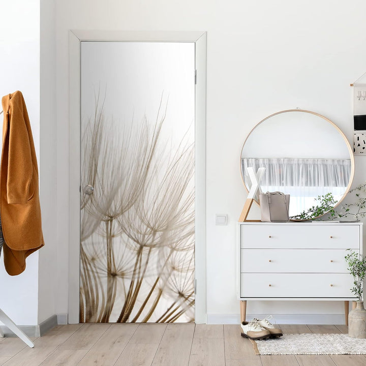 Finest Folia Türfolie 90x200 cm Türtapete Türposter Folie für Tür Wohnzimmer Kinderzimmer Küche Türa