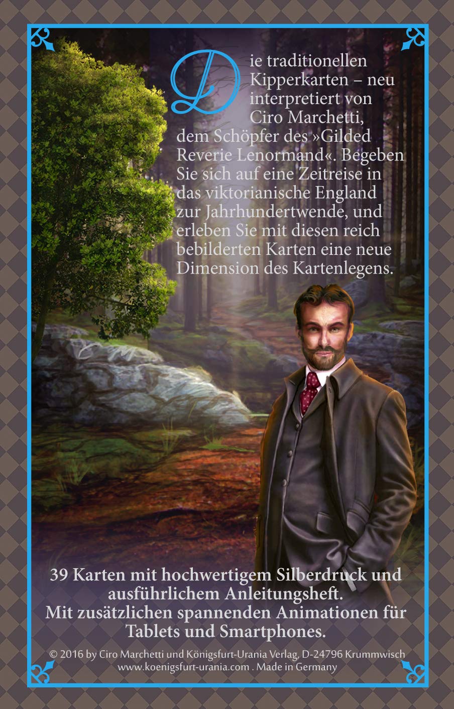 Fin de Siècle: Kipper - Orakelkarten von Ciro Marchetti (Künstler des Bestsellers Gilded Reverie Len