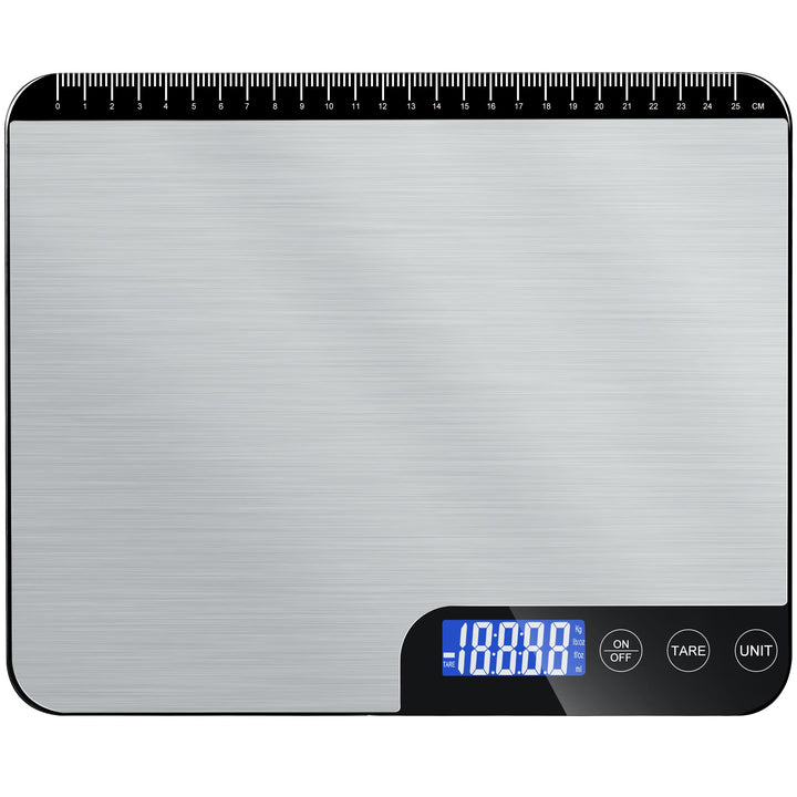 Küchenwaage Digital 20KG,Grosser Wiegefläche Digitalwaage mit Lineal,Professionelle Electronische Wa