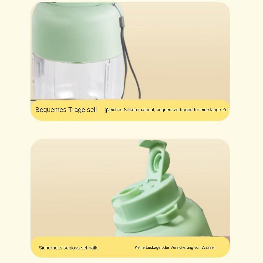 Tragbarer Mixer | Küchenmixer Für Fruchtmixgetränke | Kabellos 1300ml Saftmixer Becher Zum Zerkleine