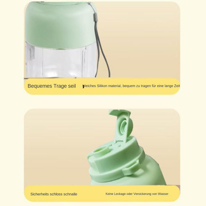 Tragbarer Mixer | Küchenmixer Für Fruchtmixgetränke | Kabellos 1300ml Saftmixer Becher Zum Zerkleine