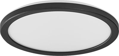 Ledvance ORBIS Ultra Slim Deckenleuchte 235mm, schwarz, 15W, 1640lm, homogenes, warmweisses Licht (3
