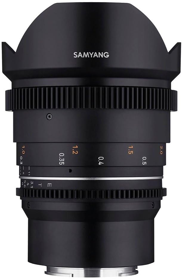 Samyang MF 14mm T3,1 VDSLR MK2 Sony E – lichtstarkes T3,1 Ultraweitwinkel Cine- und Video Objektiv f