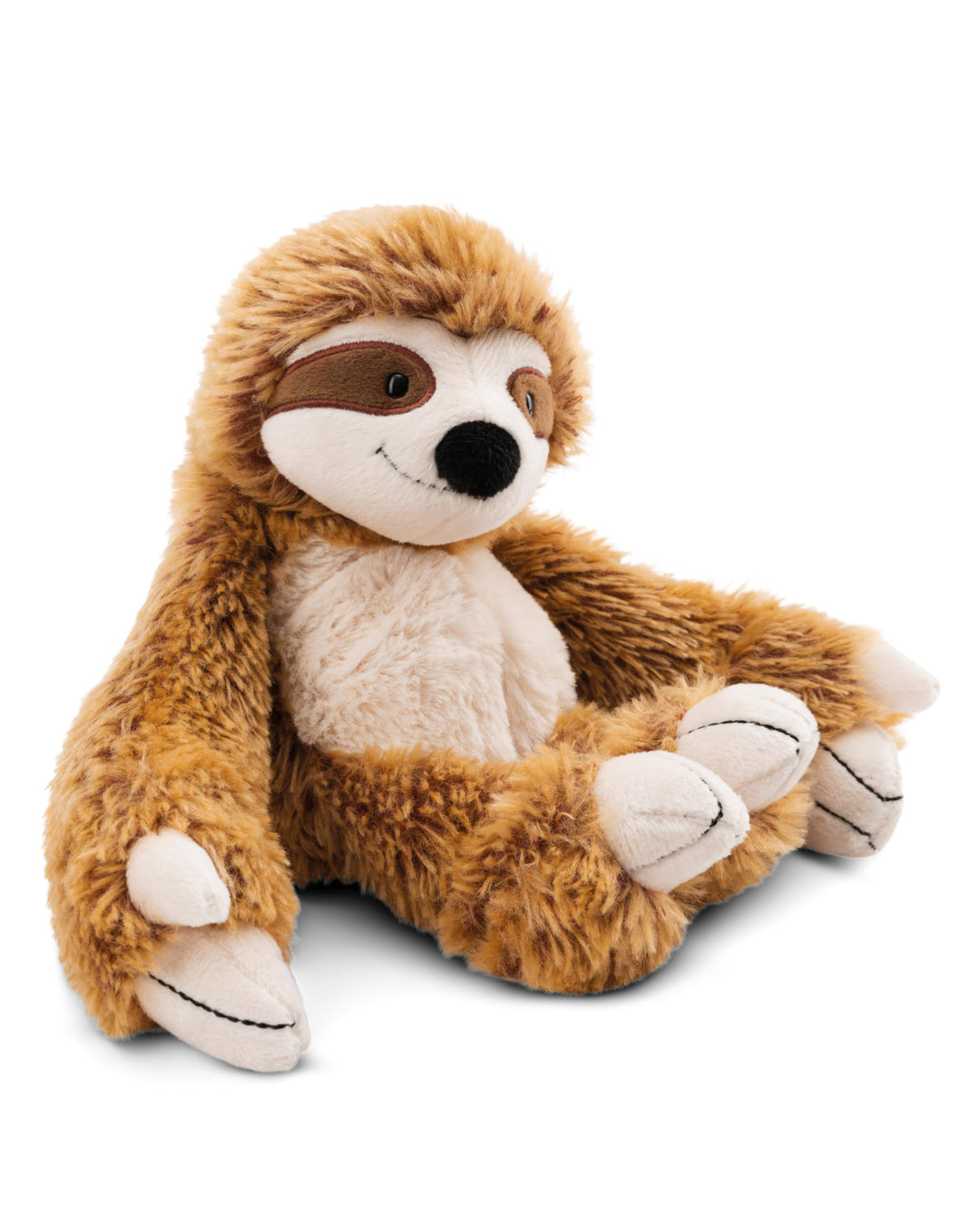 NICI Kuscheltier Faultier Slobby 25cm mit Klettverschluss braun - Stofftier aus weichem Plüsch, nied