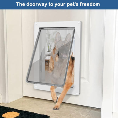 CEESC Hundeklappe für grosse Hunde, Wetterfeste Pet Door für Katzen und Hunde bis zu 45 kg, Haltbare
