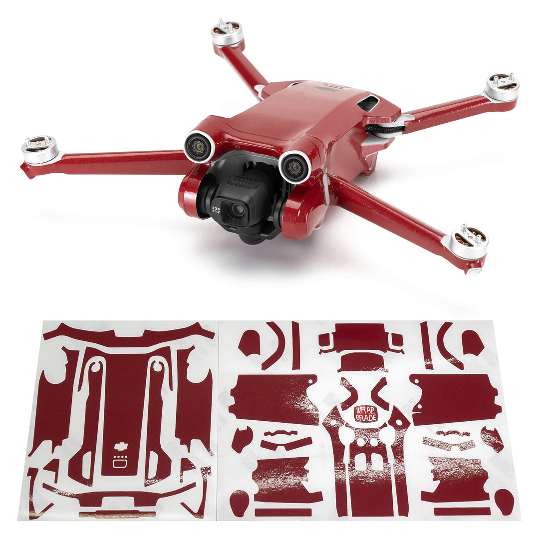 WRAPGRADE Skin Kompatibel mit DJI Mini 3 Pro (Japan RED)