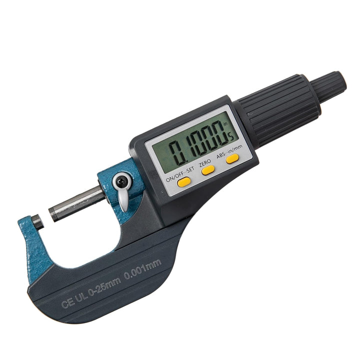 Beslands Mikrometer Digital Bügelmessschraube 0-25mm/ 0.001mm Hohe Präzision Elektronische Digitale