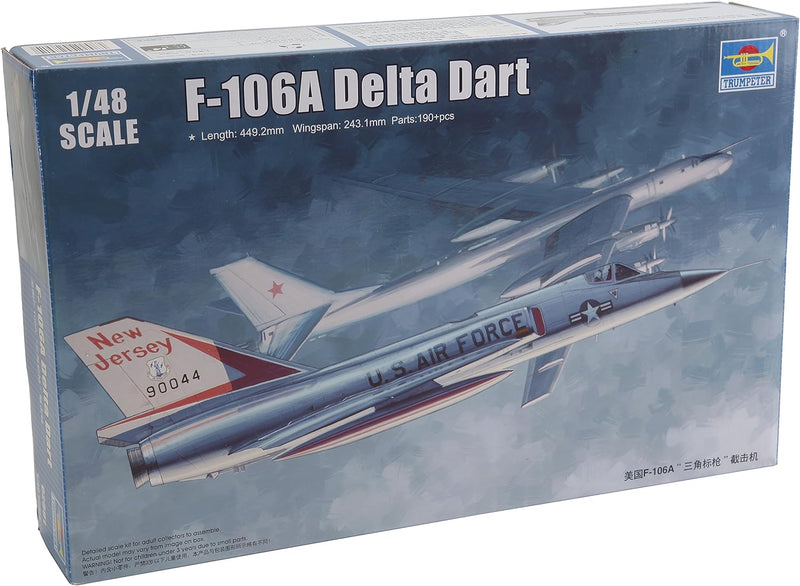 Trumpeter 002891-1/48 F-106A Delta Dart Modellbausatz