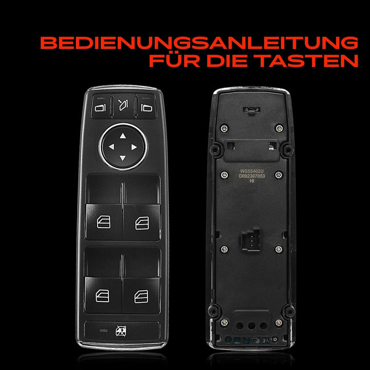 1x Fensterheberschalter Vorne Links für W204 S204 W212 A207 C207 S212 X204 Alle Motoren 2007-2016 A2
