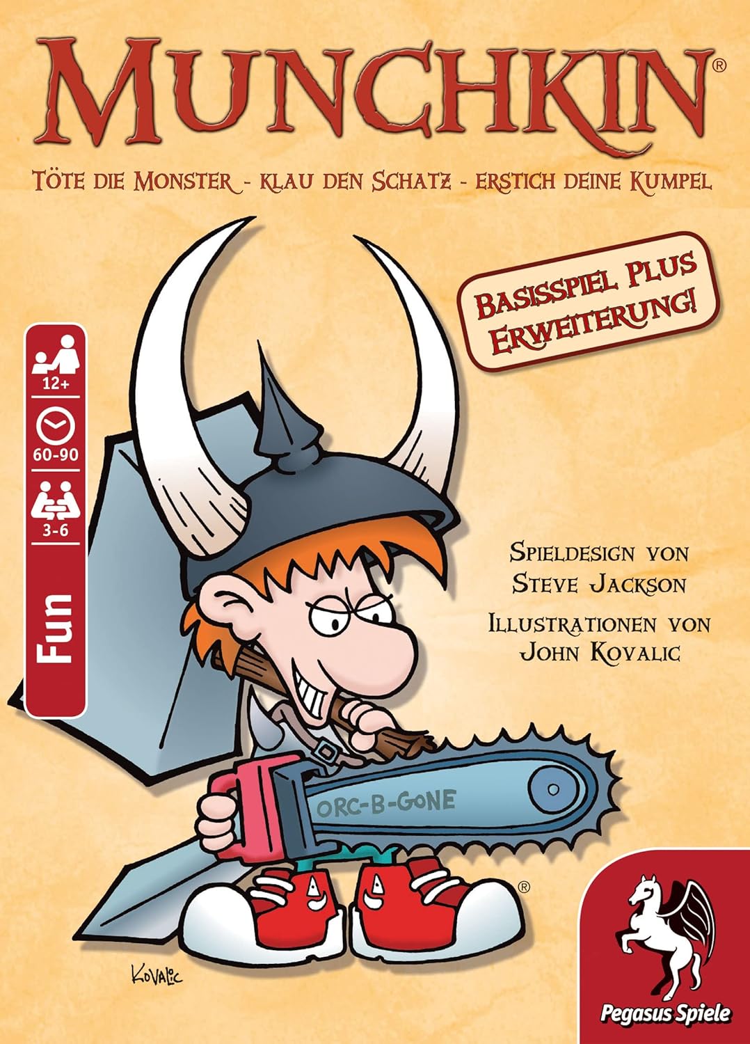 Pegasus Spiele 17222G - Munchkin 1+2