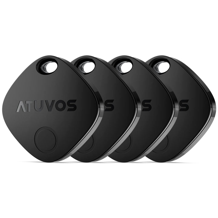 ATUVOS Schlüsselfinder KeyFinder 4 Pack, Smart Bluetooth Tracker Tag Kompatibel mit Apple Wo ist? AP