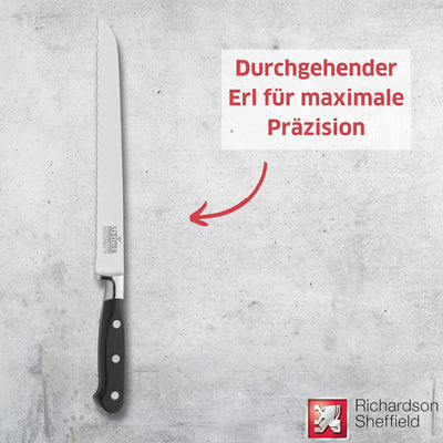 Richardson Sheffield V SABATIER Kochmesser 6'' | extra scharf & schnitthaltig | 15 cm Klinge | Kling