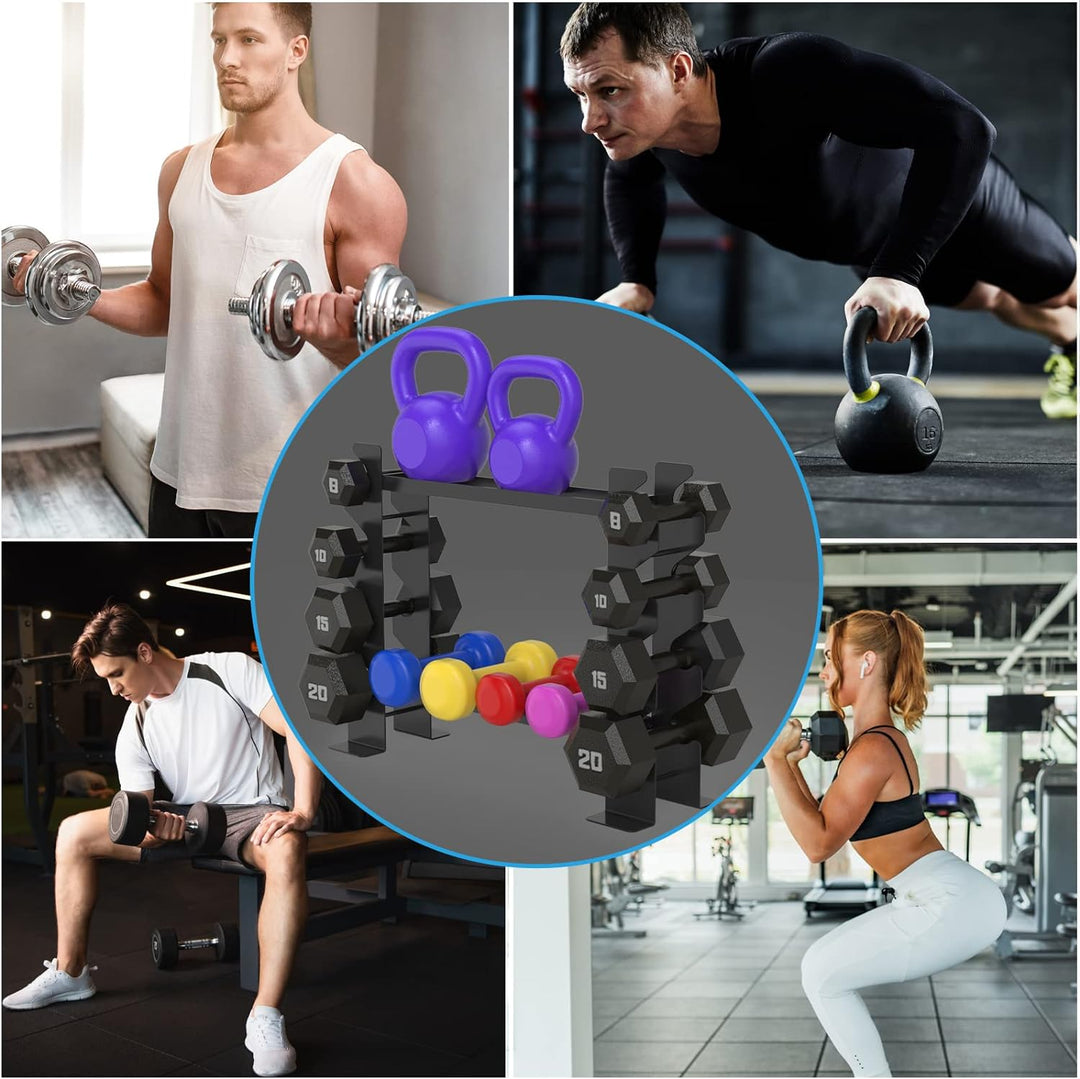 WINNOW Hantelständer Heim Gym Hantelständer Hantelablage Mehrschichtiger