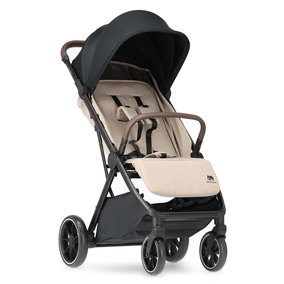 Deryan Rolo XL Reisebuggy, Reise Buggy für Kinder ab Geburt bis 22 kg (0-4 jahr), mit 3 Liegepositio