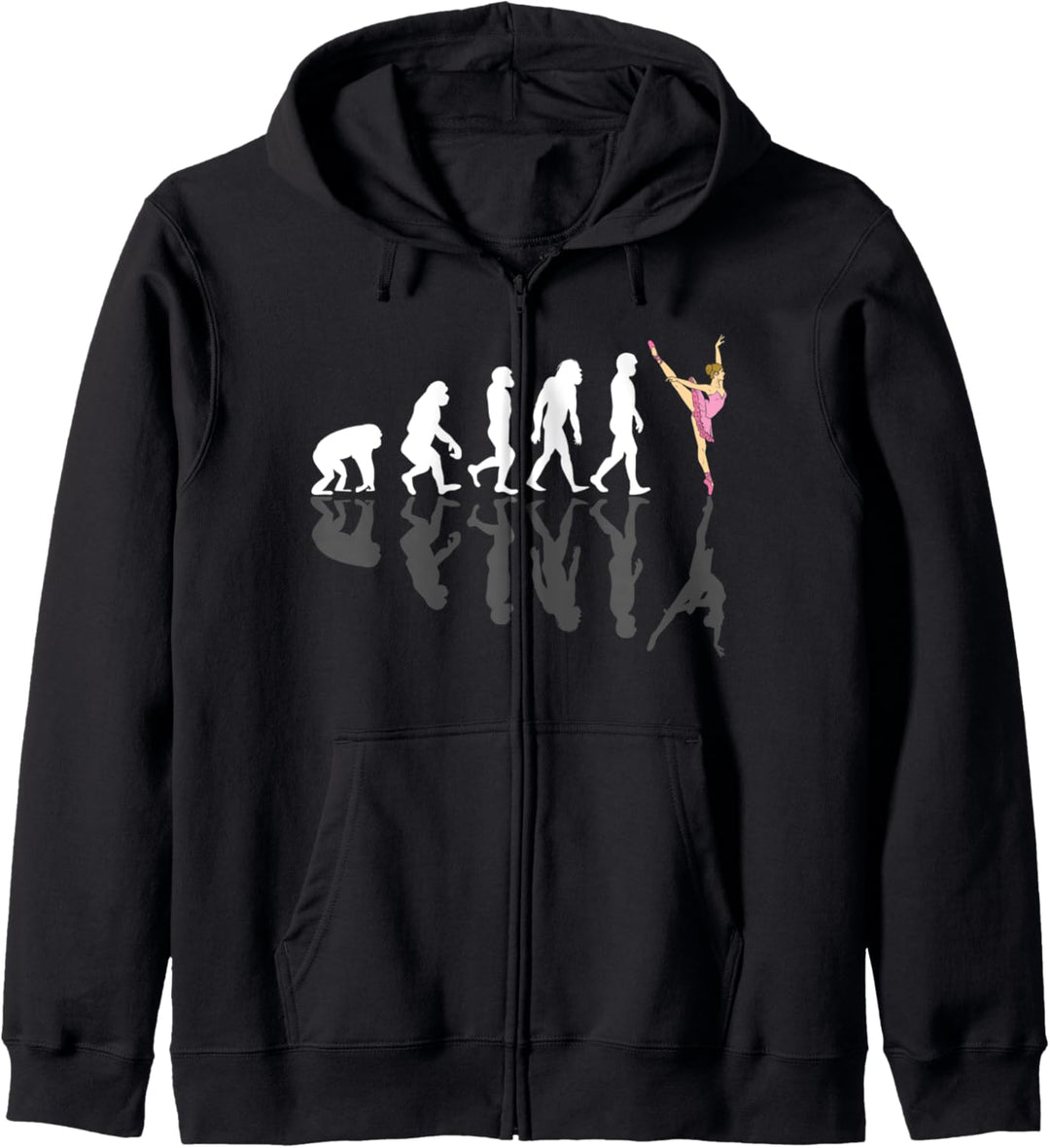 Evolution einer Ballerina I Ballett Tänzerin Kapuzenjacke