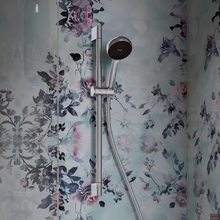 hansgrohe Activera S - Duschset mit Duschkopf wassersparend (EcoSmart, 1 Strahlart), Duschschlauch (