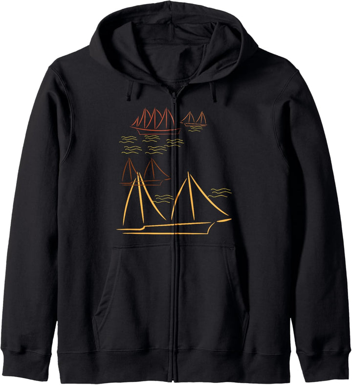SAILoholic, segeln Damen Segelboot Zubehör Nautik Segler Kapuzenjacke