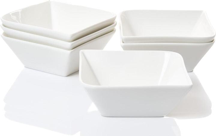 Retsch Arzberg Fantastic edles Schalen-Set 6teilig für 6 Personen/14 x 14cm/Porzellan/cremeweiss
