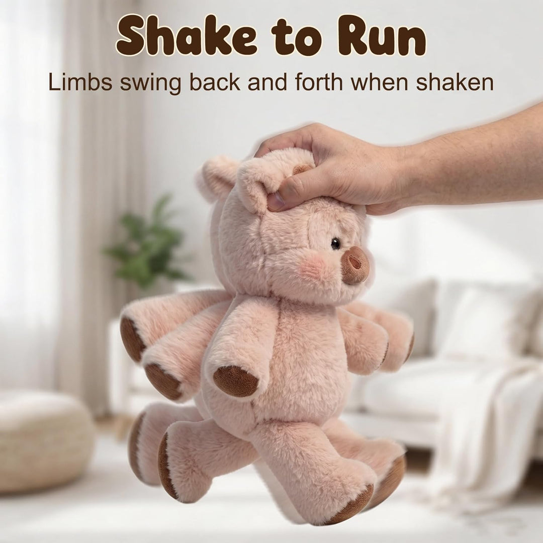 Running Cow Plush 45cm, Laufendes Kuscheltier, Interaktive Plüschtier Einer Laufenden Kuh, Kuh Kusch