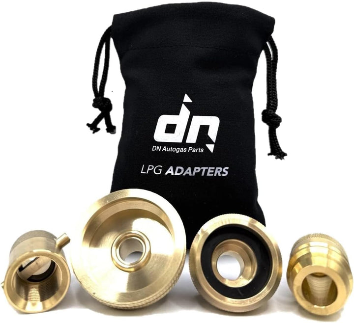 Gomet LPG GPL Autogas Tank-Nachfülladapter-Set, 21,8 mm, für Acme Dish Euronozzle Bajonett mit Tasch
