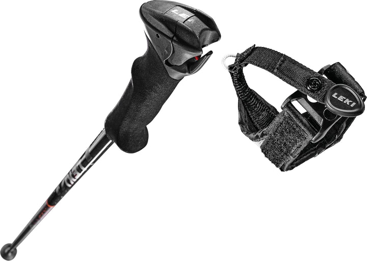 Leki Stick, Unisex 1 Weiss/Schwarz/Silber, 1 Weiss/Schwarz/Silber