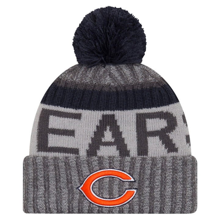 New Era NFL Sideline 2017 Bobble Mütze - Chicago Bears