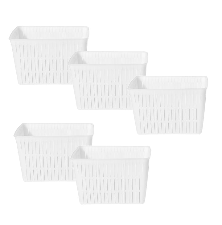 AlcoFermBrew 5 x Käseform 16x12x11cm - 1.5kg – Käseformen | Korb | Käseherstellung | Lab