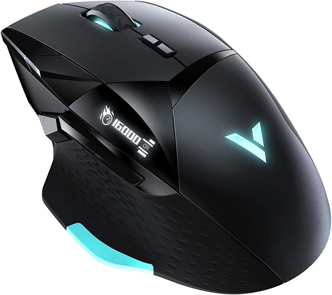 Rapoo VPRO VT900 kabellose Gaming Maus, programmierbare Tasten 12.400 DPI Sensor LED-Multi-Color Bel