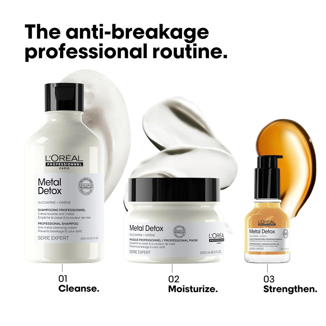 L'Oréal Professionnel Paris Serie Expert Metal Detox Oil 50ml - Öl für geschädigtes Haar Unparfümier