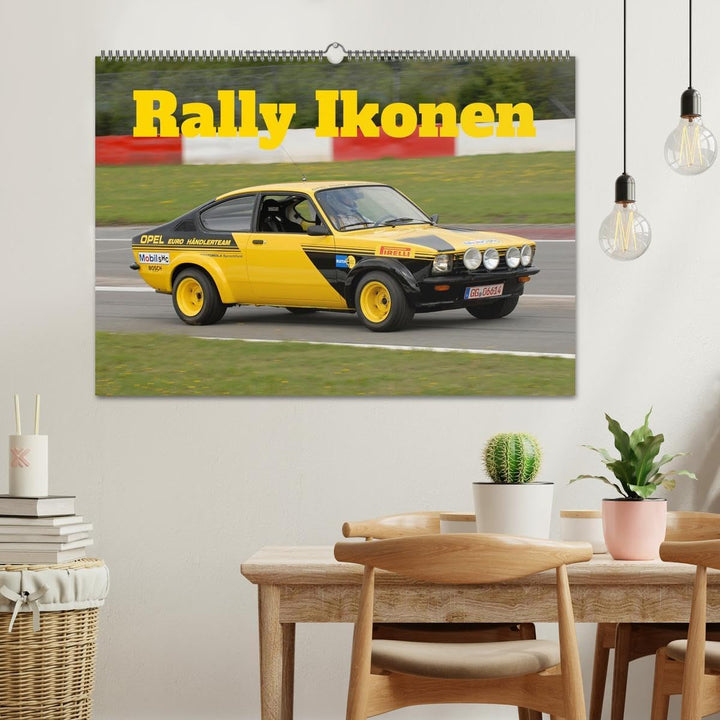 Rally Ikonen (Wandkalender 2026 DIN A2 quer), CALVENDO Monatskalender: Autos die Rallygeschichte sch