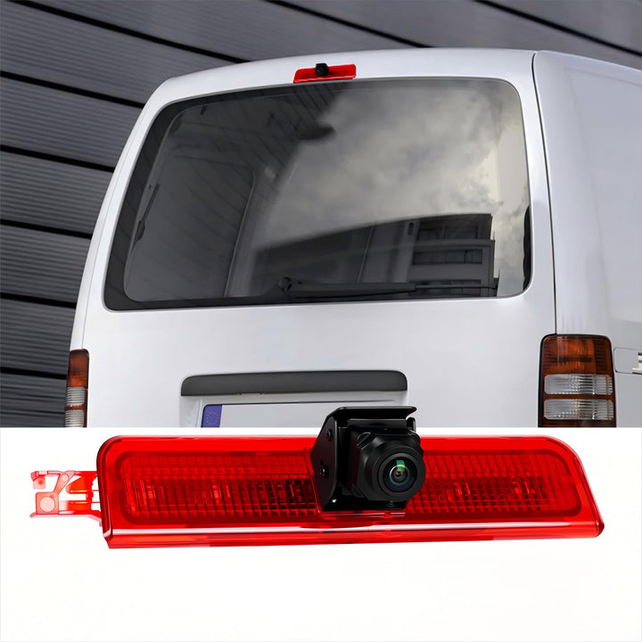 SIXWIN 720P Rückfahrkamera mit Bremsleuchte, Auto Rückfahrkamera für VW Caddy 2003-2015,140° Weitwin