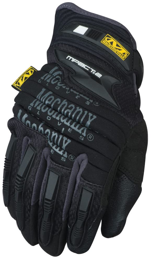 Mechanix Wear M-Pact® 2 Handschuhe (Large, Schwarz) Schwarz L, Schwarz L