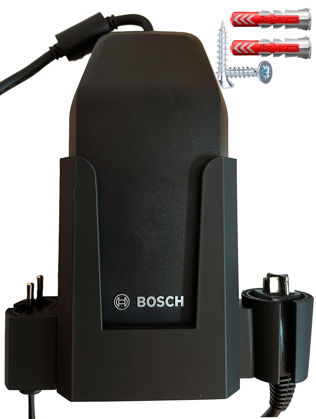 3D-TDürbeck Premium Wandhalterung für das Bosch Ladegerät eBike - Stabile und sichere Aufbewahrung f