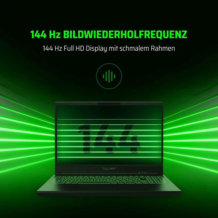 TULPAR A5 V19.2.9 Gaming Laptop | 15,6'' FHD 1920X1080 144HZ IPS LED-Display | Intel Core i5 12500H
