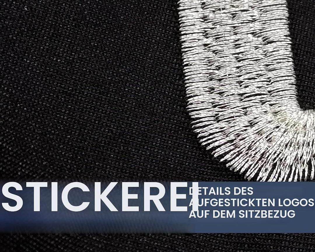 Lupex Shop Autositzbezüge kompatibel mit Zoe zweifarbig schwarz - dunkelgrau