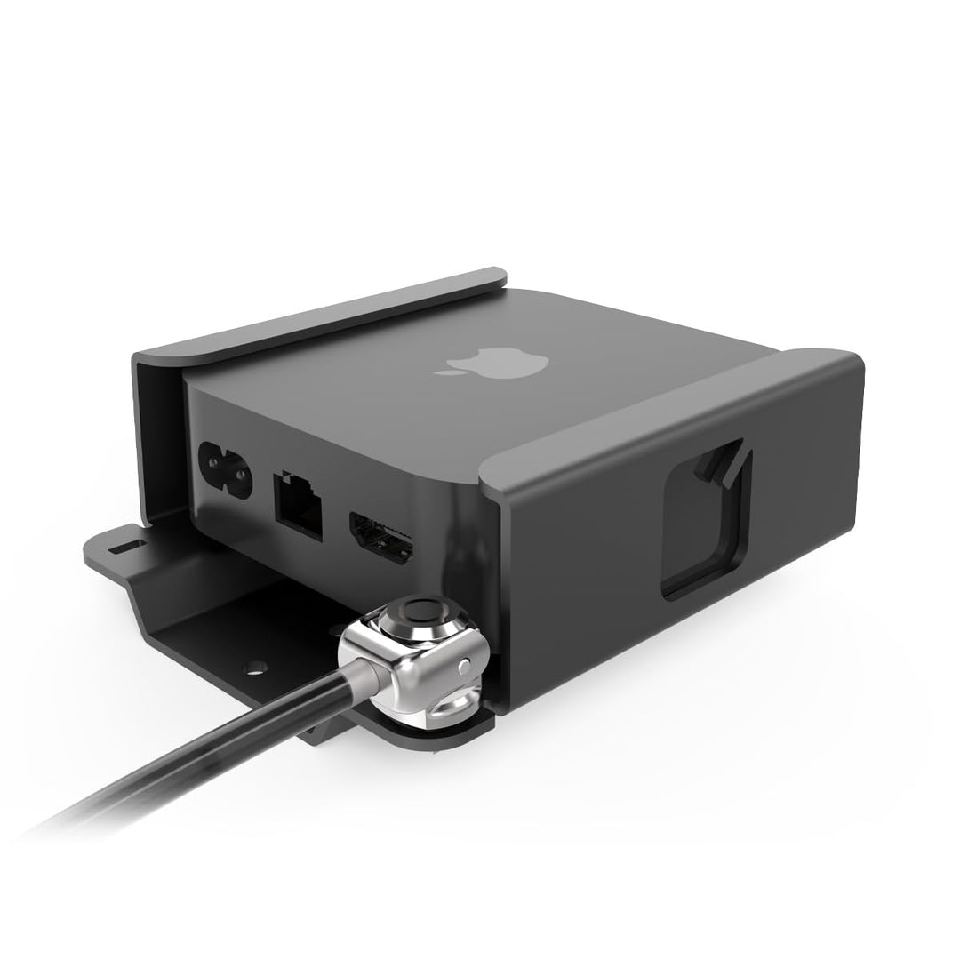 Inklusive Sicherheitshalterung für Apple TV mit Verriegelungskopf