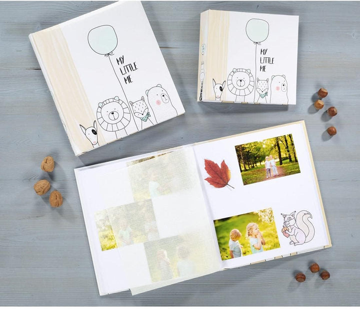 Hama Babyalbum "My Little Me" Baby-Fotoalbum mit 60 Seiten für Mädchen und Jungen, Kinder-Fotobuch f