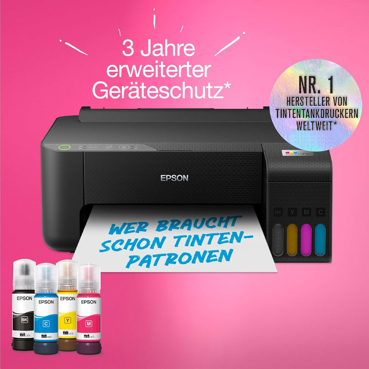 EcoTank ET-1810 A4-Wi-Fi-Tintentankdrucker, mit einem im Lieferumfang enthaltenen Vorrat an Tinten v