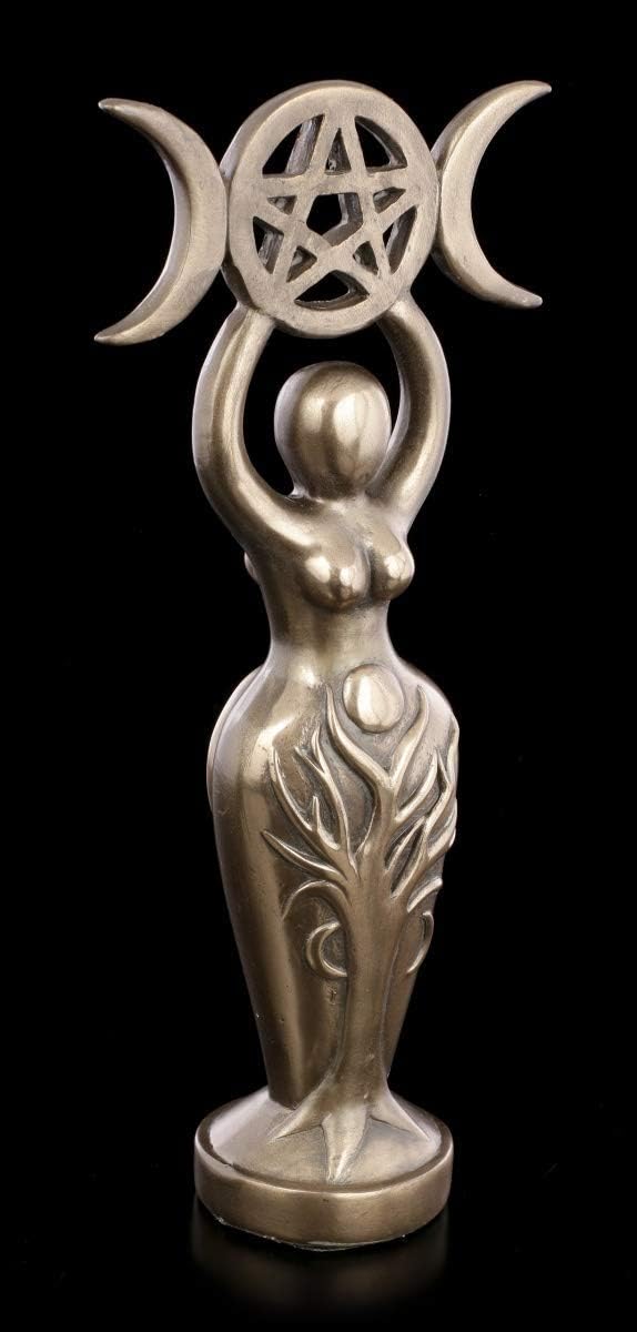 Spiral Göttin Figur - Idol | Das Symbol der Triple Goddess - der Göttin der Dreifaltigkeit, handbema