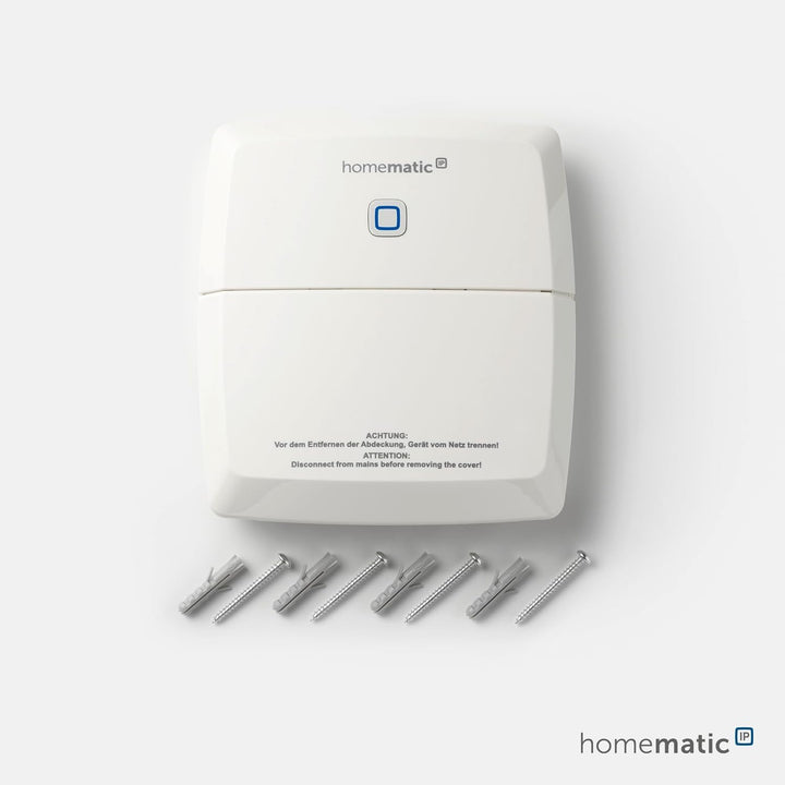 Homematic IP Schaltaktor für Heizungsanlagen – 2-Fach, 3680 W, 230 V, 150842A0, Schaltaktor für Heiz