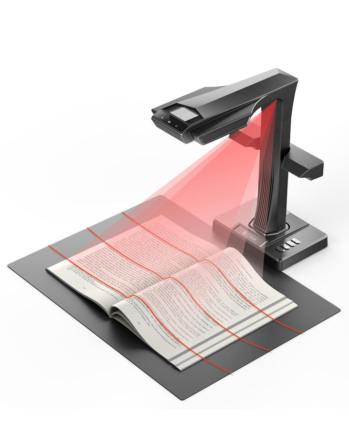 CZUR ET Max 38MP Buchscanner Professioneller Scanner mit Laser Curve Flattening-Tech, Dokumentenscan