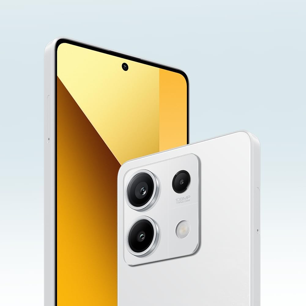 Xiaomi Redmi Note 13 5G 6GB+128GB Handy ohne Vertrag, White (DE Version + 2 Jahre Garantie) White 6+