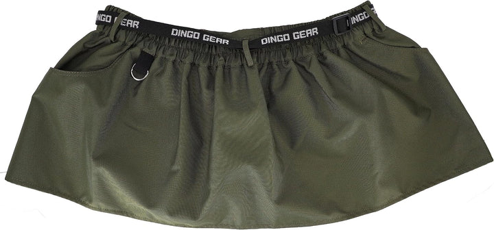 Dingo Gear Trainingsgürtel Arbeitskirt Schutzbekleidung Agility Trainer Helfer Ipo Sporthund XL Grün